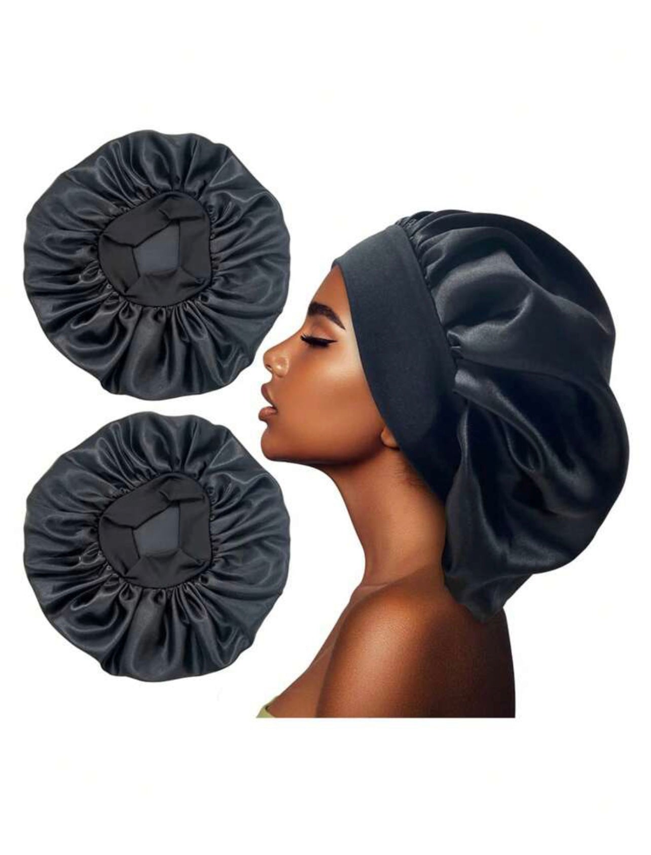 BONNET EN SATIN
