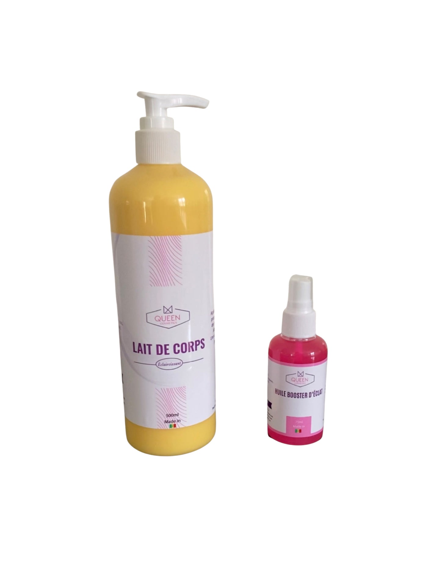 LAIT DE CORPS & HUILE BOOSTER D’ÉCLAT