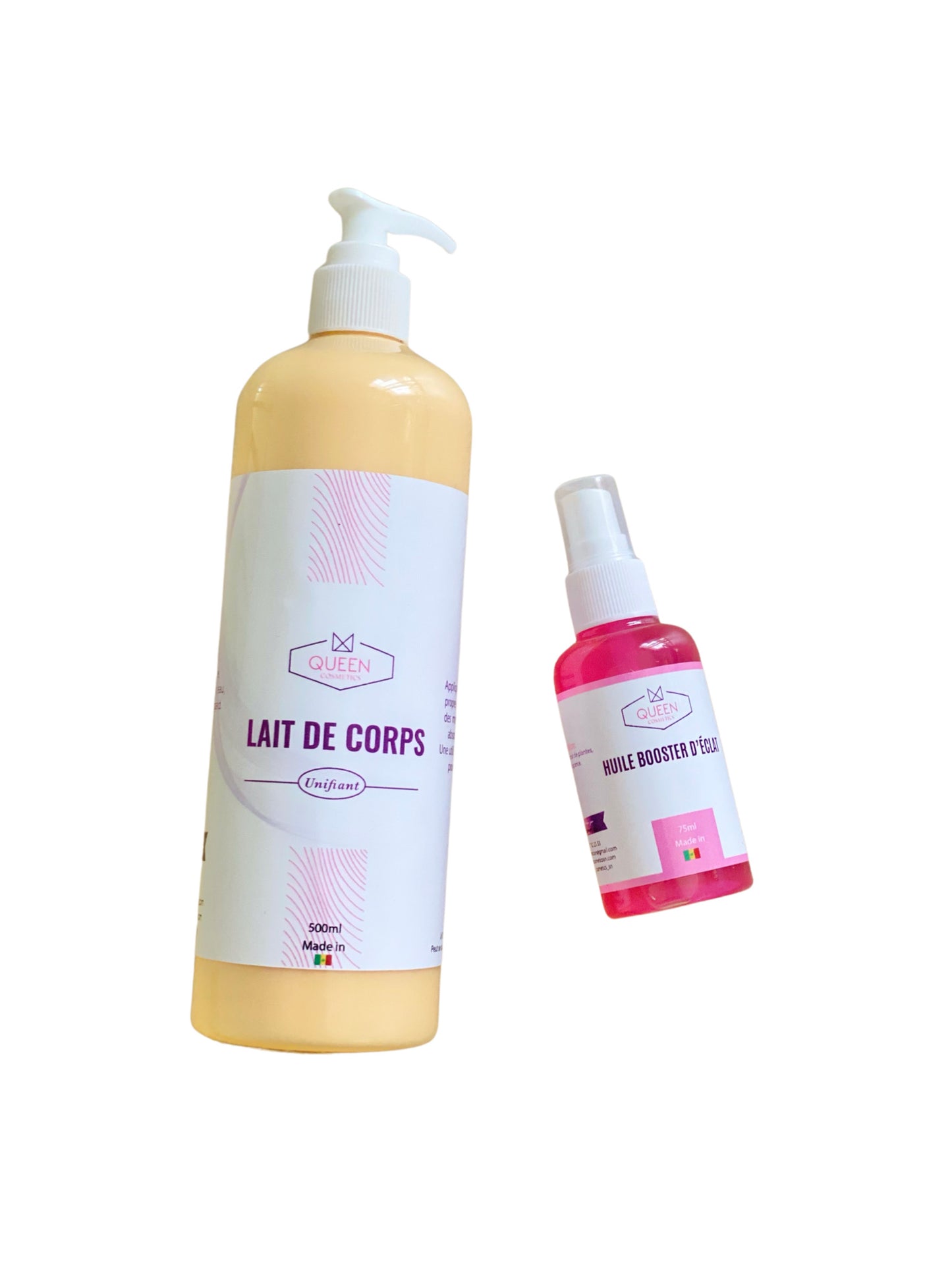 LAIT DE CORPS & HUILE BOOSTER D’ÉCLAT